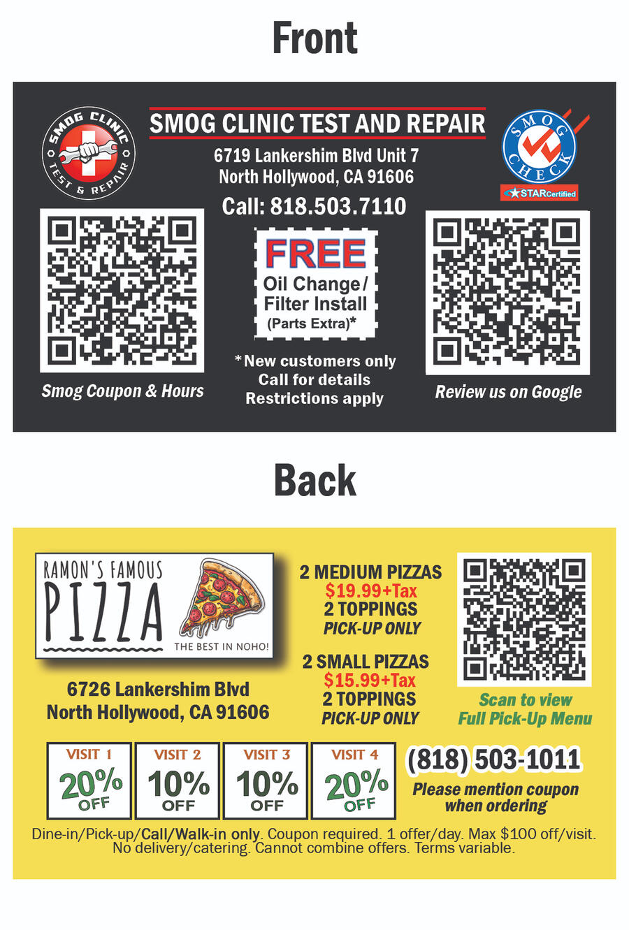 Customer Engagement Card