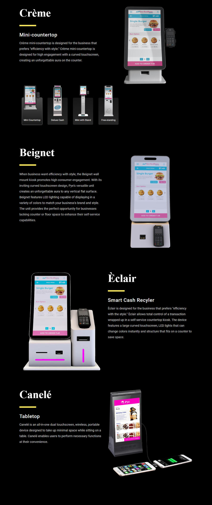 Restaurant Kiosks